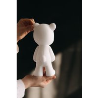 Статуэтка К.РАМА Мишка кожаный Kaws & Bearbrick (белый) в Бресте
