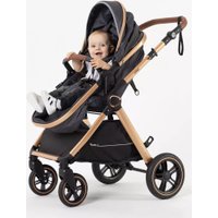 Универсальная коляска Rant Basic Roller Gold RA161 (2 в 1, grey)