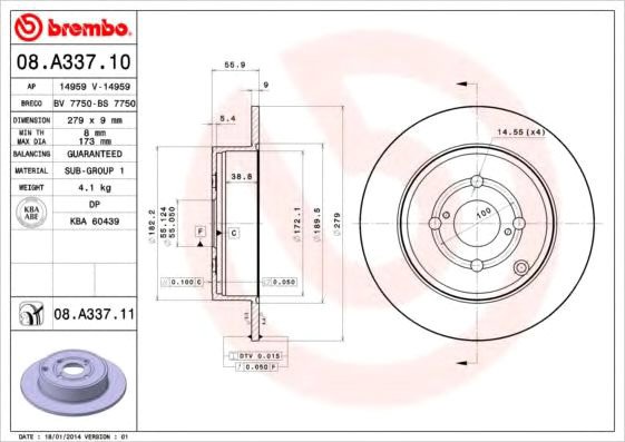 

Brembo 08A33711