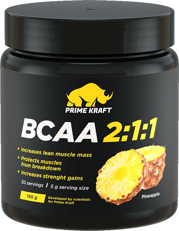 

BCAA Prime Kraft BCAA 2:1:1 (150г, ананас)