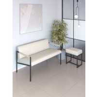 Пуф MONOFIX Юнта (экокожа/белый)