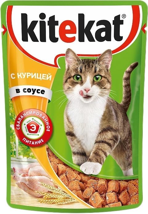 

Пресервы Kitekat с курицей в соусе 85 г