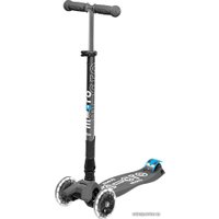 Трехколесный самокат Micro Maxi Micro Deluxe LED Foldable (серый)