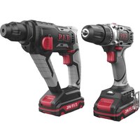  P.I.T. P0002-02 (перфоратор, шуруповерт, 2 АКБ, кейс)