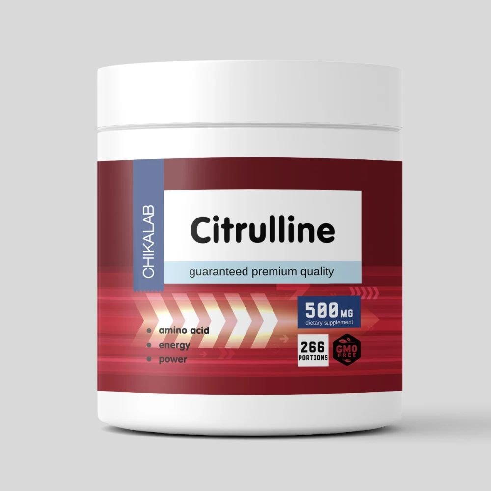 

Цитруллин Chikalab L-Cutruline Малат 2/1 (200 г)
