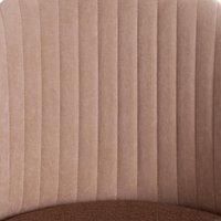 Офисное кресло TetChair Melody (ткань/флок, коричневый/бежевый)