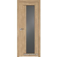 Межкомнатная дверь ProfilDoors 2.72XN L 60x200 (каштан натуральный/стекло графит)