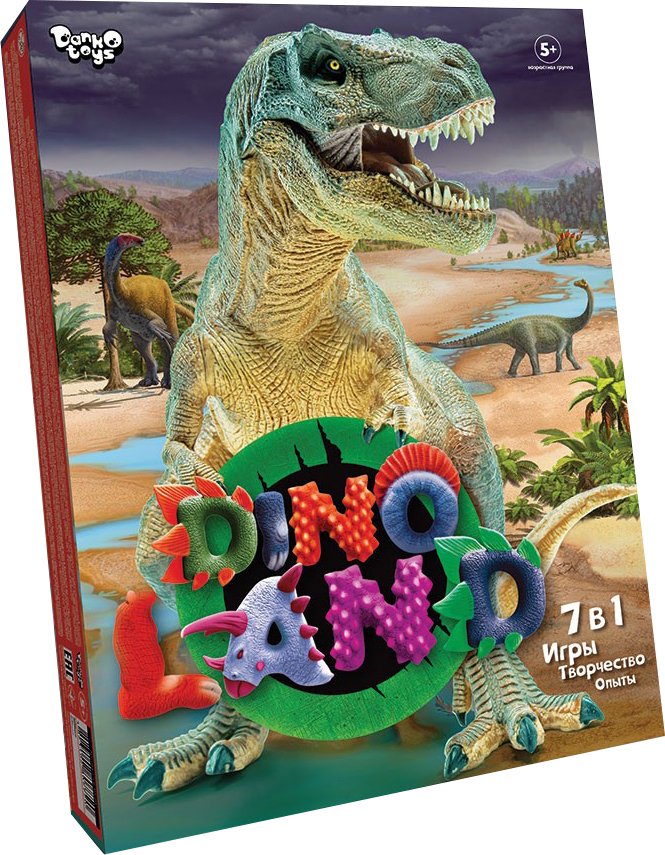 

Набор для лепки Danko Toys Dino Land DL-01-01
