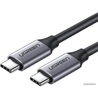 Кабель Ugreen US161 50751 USB Type-C - USB Type-C (1.5 м, черный/серый)