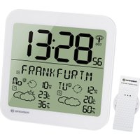 Настенные часы Bresser MyTime Meteotime LCD (белый)