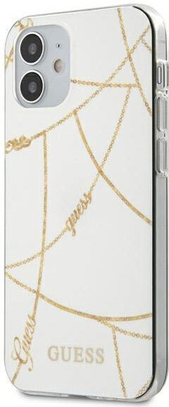 

Чехол для телефона CG Mobile Guess Chain для Apple iPhone 12 mini GUHCP12SPCUCHWH