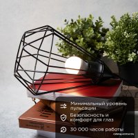 Светодиодная лампочка Rexant Шарик (GL) 9.5Вт E27 903Лм 2700K теплый свет 604-039