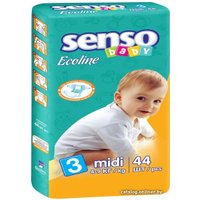 Подгузники Senso Baby Ecoline Midi 3 (44 шт)