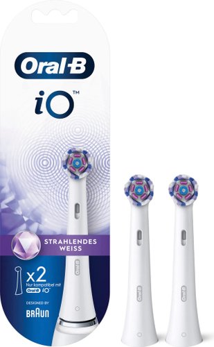 Сменная насадка Oral-B iO Strahlendes Weiss WW-2 (2 шт, белый)