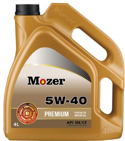 

Моторное масло Mozer Premium 5W-40 API SN/CF 4л