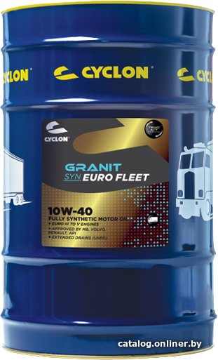 Моторное масло Cyclon Granit Syn Euro Fleet 10W-40 208л