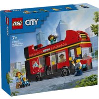 Конструктор LEGO City 60407 Красный двухэтажный экскурсионный автобус