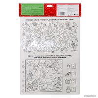 Наклейка на окно Феникс-Презент Новогодний венок 88367