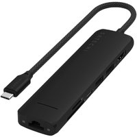 Док-станция Satechi 7-in-1 USB-C Slim Multiport Adapter with Ethernet ST-P7SK (черный)