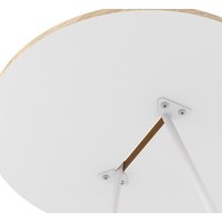 Журнальный столик Sheffilton SHT-CT36 (белый муар/дуб сонома)