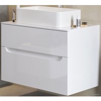  Alavann Тумба Stella 80 с умывальником Олимпия 56 1829 (МДФ, белый)