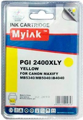 

Картридж MyInk PGI-2400XLY (аналог Canon PGI-2400XL Y)