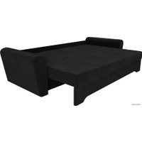 Диван Лига диванов Амстердам 105055 (велюр, черный)