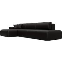 Угловой диван Лига диванов Лига-036 НПБ Модерн Лонг левый 127750L (экокожа Grifon 12 коричневый)