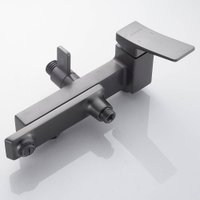 Душевая система  Shevanik S4436T (оружейная сталь)