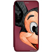 Чехол для телефона JFK для Samsung Galaxy M32 (Mikki LV бордовый)