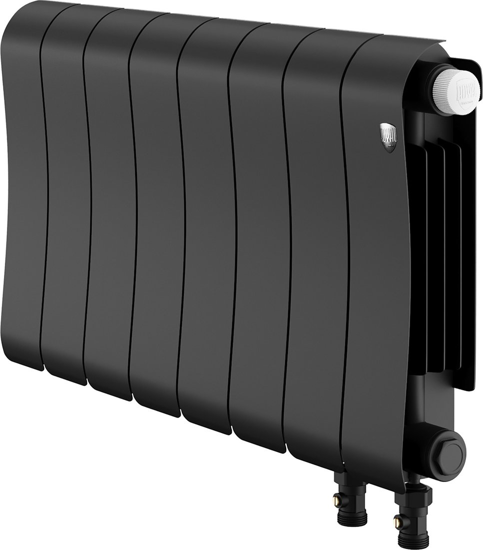 

Биметаллический радиатор Royal Thermo Infinity 300 Noir Sable VR80 - 8 секций