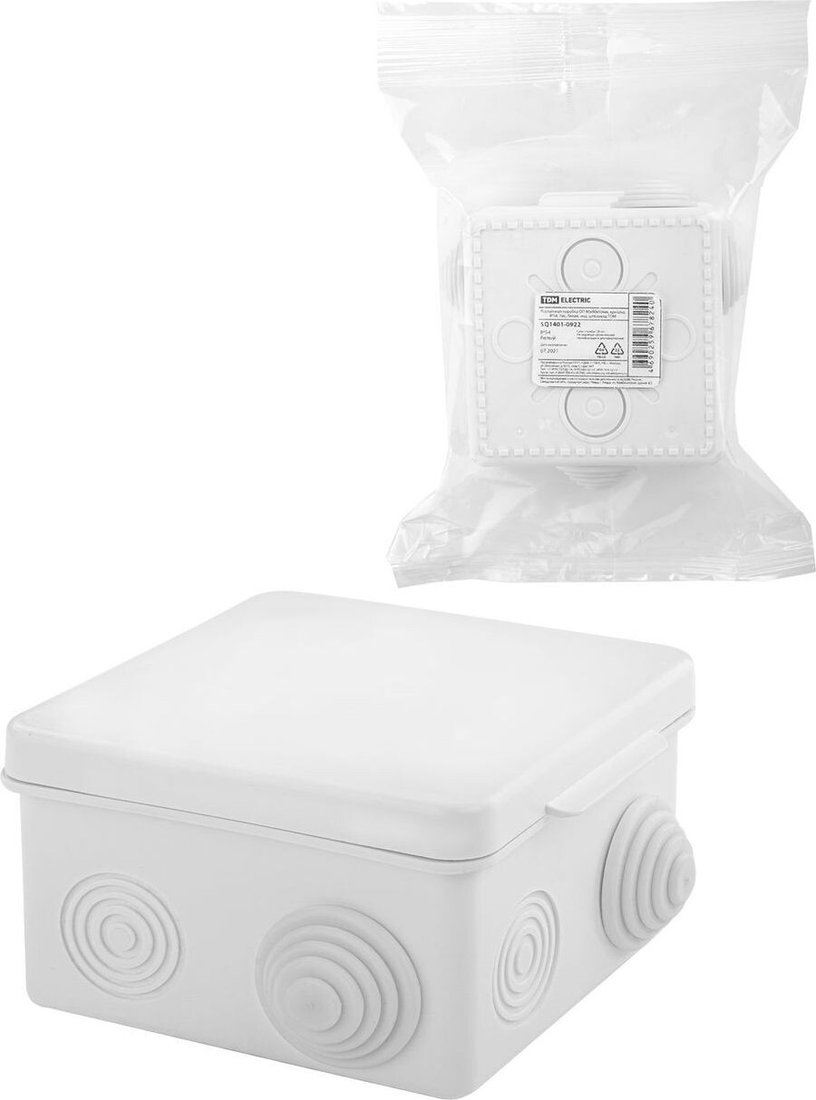 

Накладная коробка TDM Electric SQ1401-0922 (белый)