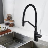 Смеситель Shevanik S343H-3 (черный)