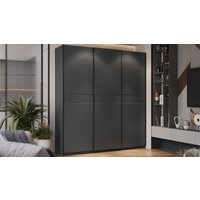 Шкаф-купе Трия Оскар Скания Т2 2100 268763 (ручка черная/серый графит/серый графит/графит матовый)