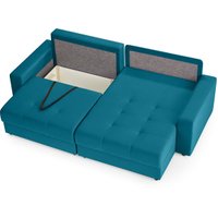 Угловой диван Mio Tesoro Манчестер 292 1.5ек-1.5пф (1102 аквамарин)