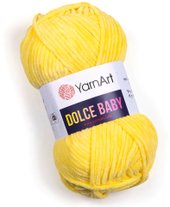 Dolce baby 776 50 г 85 м (желтый)