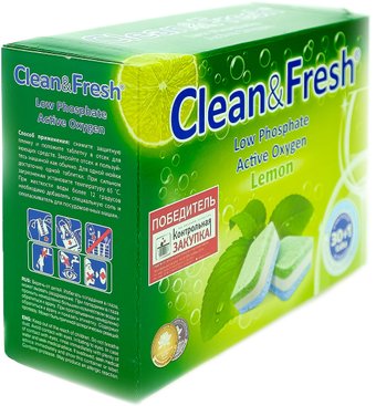 Таблетки для посудомоечной машины Clean&Fresh All in 1 (31 шт)