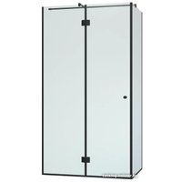 Душевой уголок Benetto BEN-102_BL_M 120x80x220 (матовое стекло/черный)