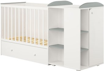 Polini Kids Ameli 900, с комодом (белый/серый)
