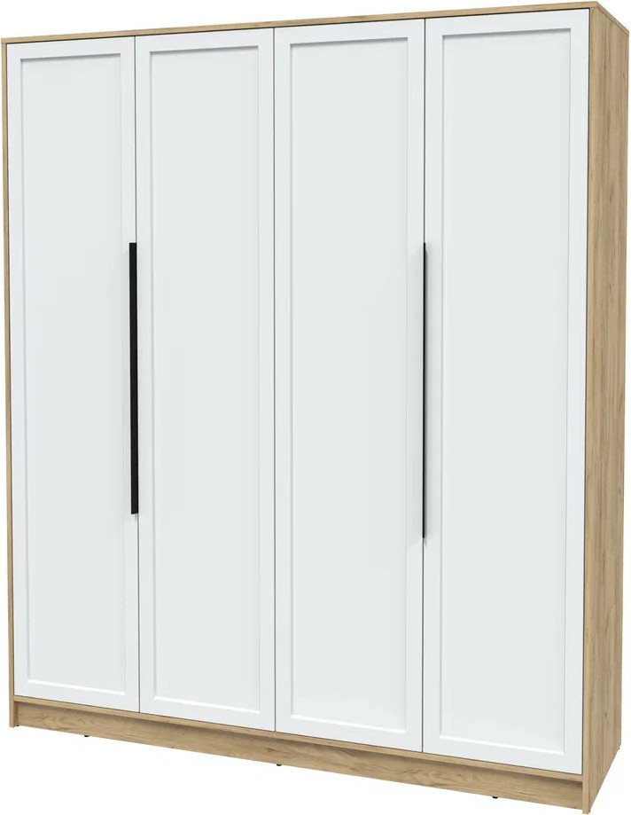 

Шкаф распашной Интерлиния Концепт Тренд КТ-Ш4 (дуб золотой/белый)