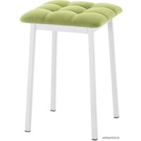 Табурет AMC Comfort 7.5.11 (ткань, фисташковый/серебристый)