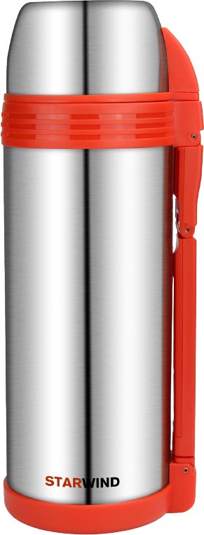

Термос StarWind 30-1800 1.8л (серебристый/красный)
