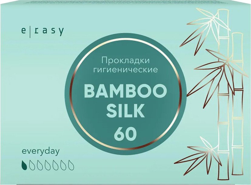 

Прокладки ежедневные E-Rasy Bamboo Silk Everyday (60 шт)