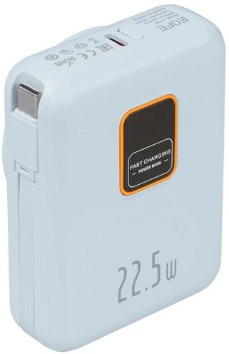 

Внешний аккумулятор EOFE G108 10000mAh (голубой)