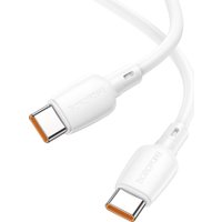 Кабель Borofone BX93 USB Type-С - USB - Type-C (100Вт, 1 м, белый)