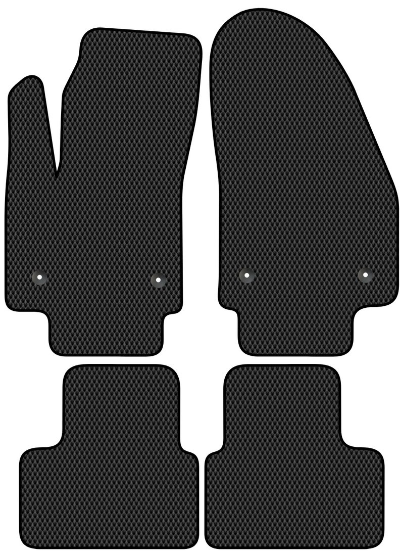 

Комплект ковриков для авто Alicosta Opel Meriva (минивэн / B) 2009 - 2015 (черный, ромб)