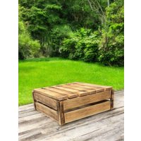 Ларец Florbox Деревянный с крышкой 27x27x10 см (обжиг)