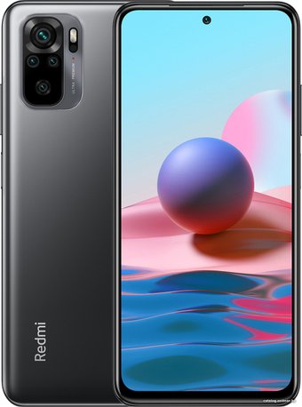 Xiaomi Redmi Note 10 4GB/64GB (серый оникс)