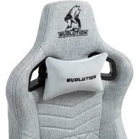 Игровое (геймерское) кресло Evolution Conqueror fabric (серый)