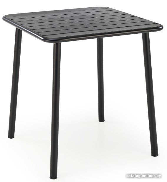 Кухонный стол Halmar Bosco KW 70/70/76 (черный)